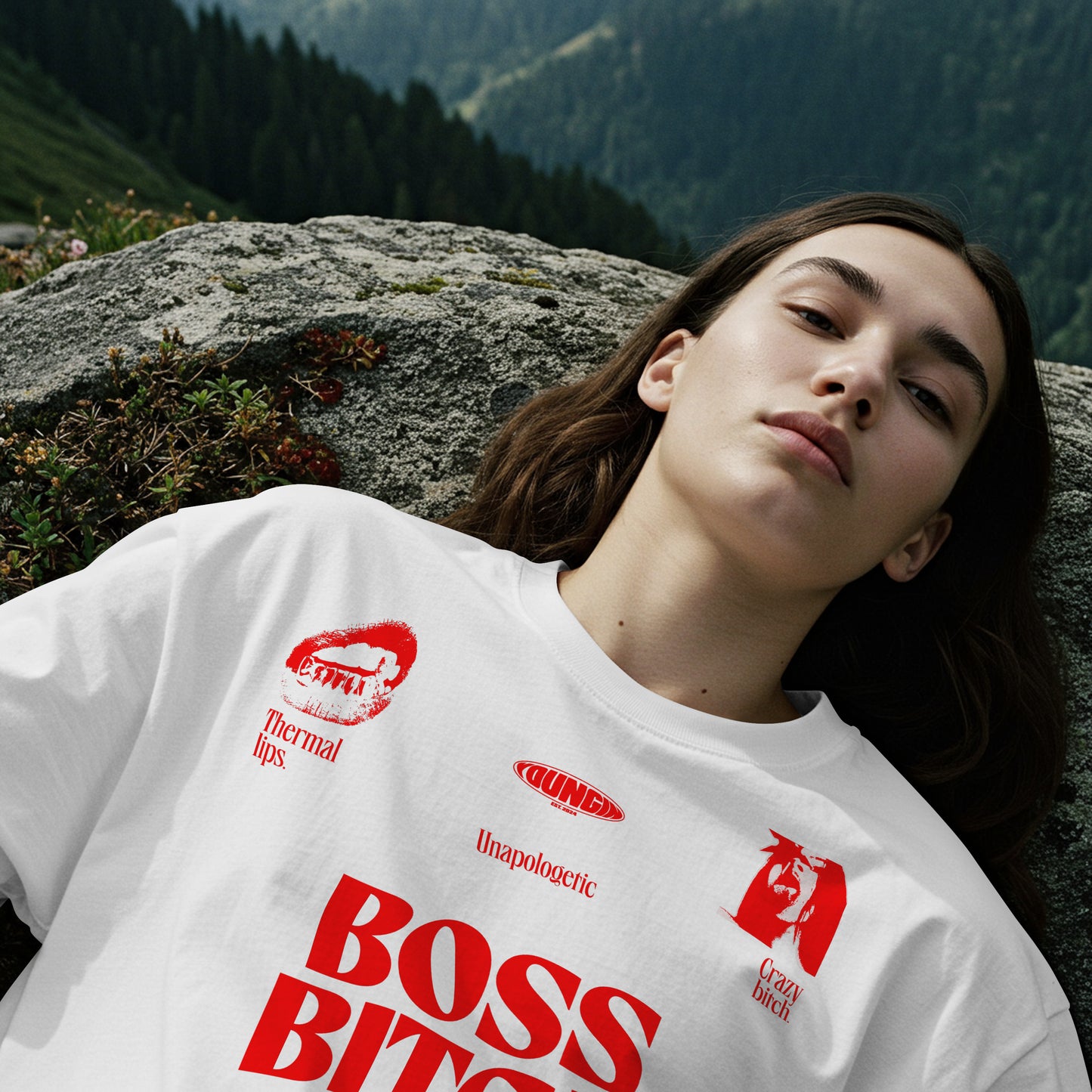 Boss Bitch | YNGN Bold | Short sleeve oversized t-shirt